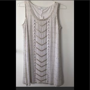 Piperlime beaded white dress